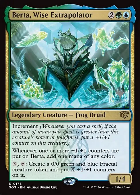 Berta, Wise Extrapolator · Secrets of Strixhaven Promos 175p/80