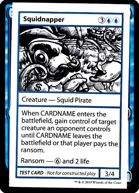 Squidnapper · Mystery Booster Playtest Cards 2021 29/121