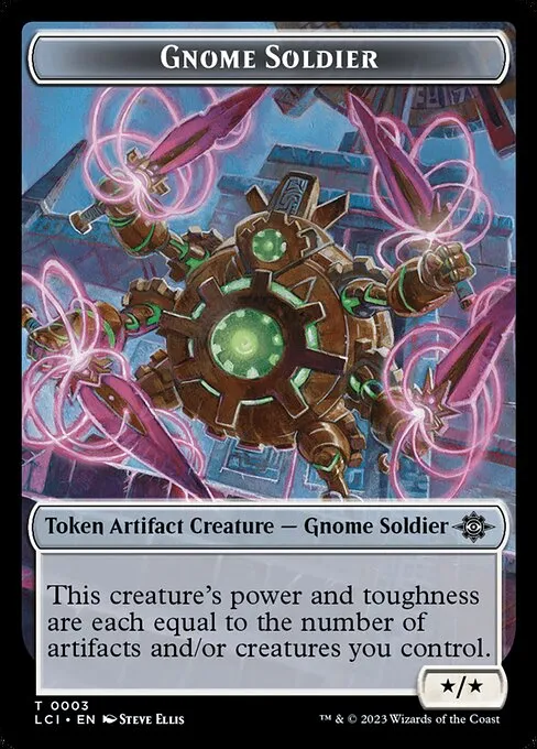 Gnome Soldier · The Lost Caverns of Ixalan Tokens 3/19