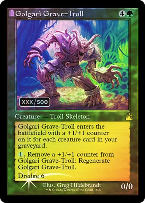 Golgari Grave-Troll · Ravnica Remastered 348z/531