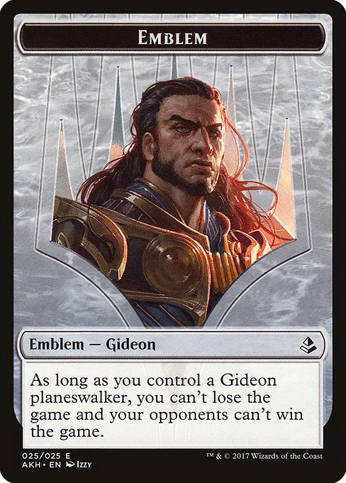 Gideon of the Trials Emblem · Amonkhet Tokens 25/26