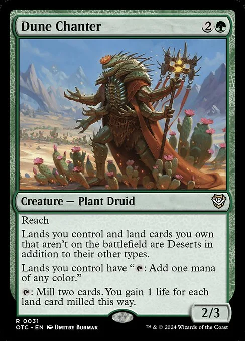 Dune Chanter · Outlaws of Thunder Junction Commander 31/342