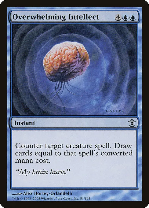 Overwhelming Intellect · Saviors of Kamigawa 51/165