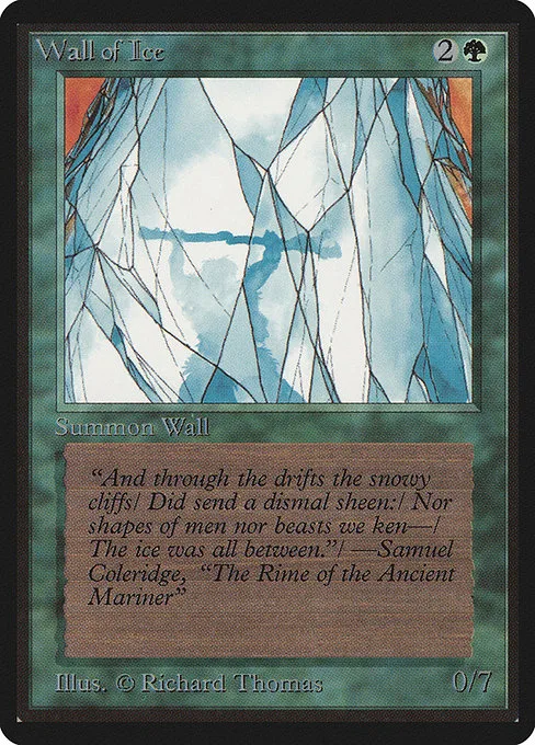 Wall of Ice · Limited Edition Beta 225/302