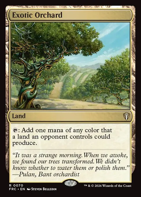 Exotic Orchard · Reality Fracture Commander 70/2