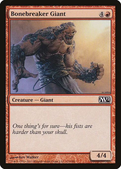 Bonebreaker Giant · Magic 2012 123/249