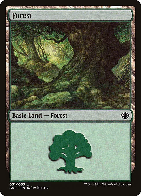 Forest · Duel Decks Anthology: Garruk vs. Liliana 31/63