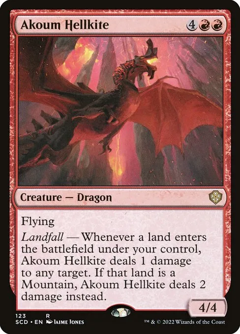 Akoum Hellkite · Starter Commander Decks 123/352