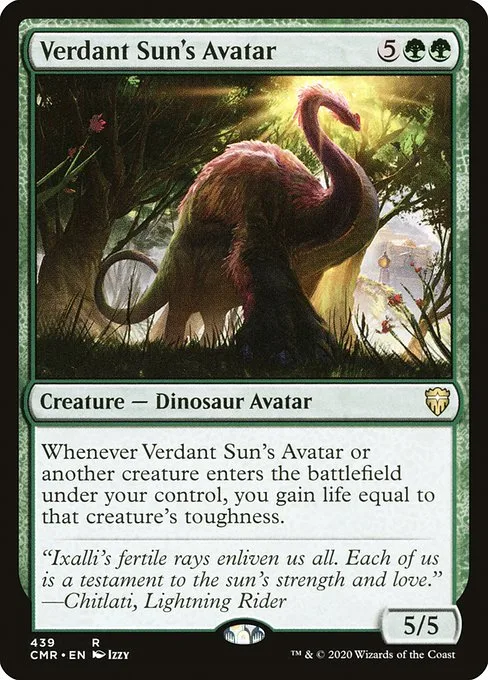 Verdant Sun's Avatar · Commander Legends 439/718