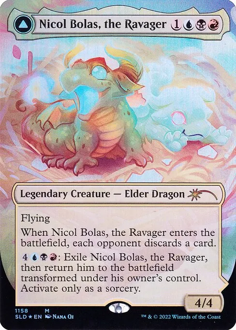 Nicol Bolas, the Ravager // Nicol Bolas, the Arisen · Secret Lair Drop 1158/2547