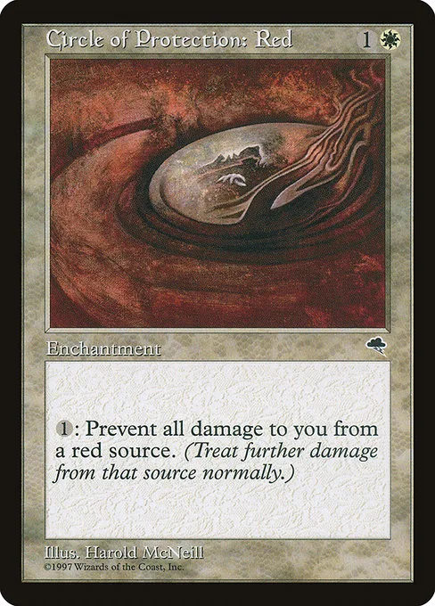 Circle of Protection: Red · Tempest 11/350