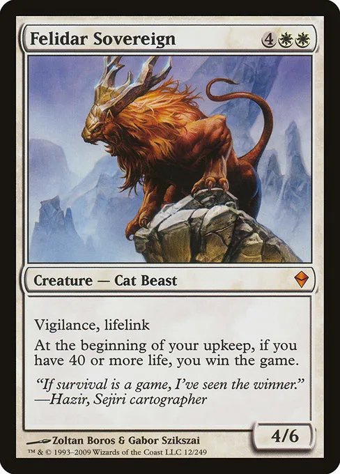 Felidar Sovereign · Zendikar 12/269