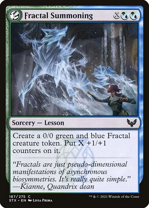 Fractal Summoning · Strixhaven: School of Mages 187/393