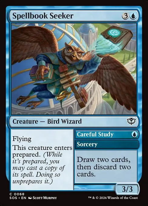 Spellbook Seeker // Careful Study · Secrets of Strixhaven 68/368