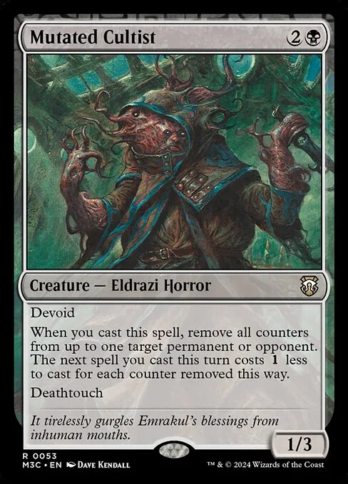 Mutated Cultist · Modern Horizons 3 Commander 53/398