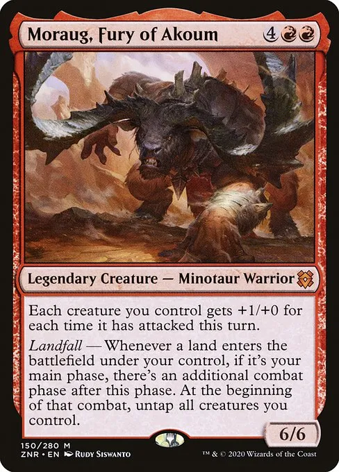 Moraug, Fury of Akoum · Zendikar Rising 150/407
