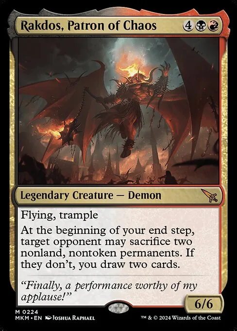 Rakdos, Patron of Chaos · Murders at Karlov Manor 224/451