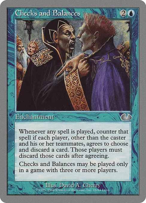 Checks and Balances · Unglued 16/88
