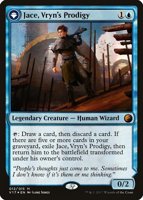 Jace, Vryn's Prodigy // Jace, Telepath Unbound · From the Vault: Transform 12/16