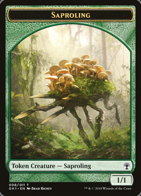 Saproling // Elf Knight · GRN Guild Kit Tokens 8/10