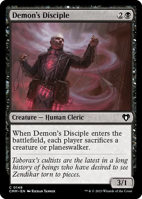 Demon's Disciple · Commander Masters 149/1067