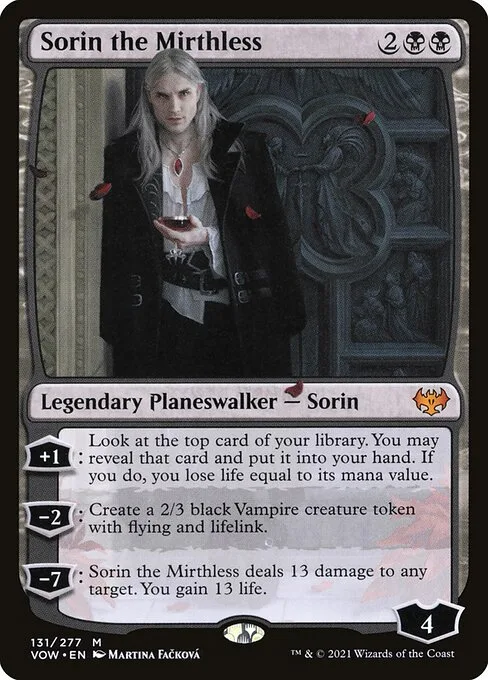 Sorin the Mirthless · Innistrad: Crimson Vow 131/423