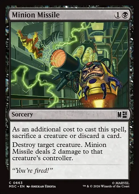 Minion Missile · Marvel Super Heroes Commander 663/9