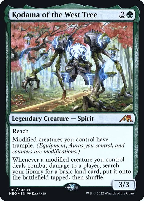 Kodama of the West Tree · Kamigawa: Neon Dynasty Promos 199s/148