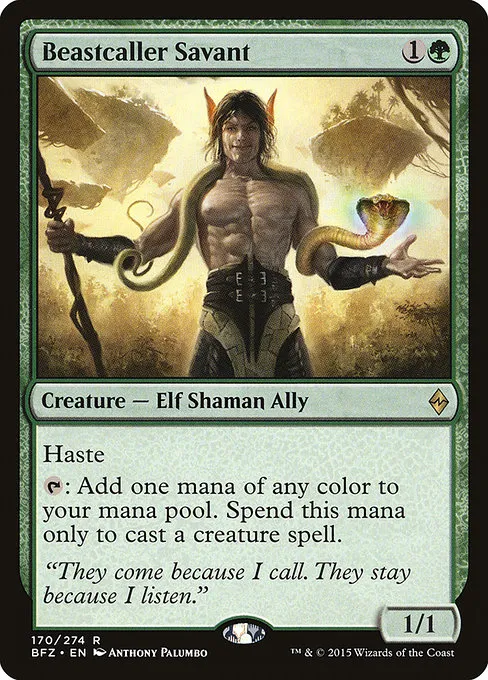 Beastcaller Savant · Battle for Zendikar 170/299