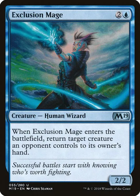 Exclusion Mage · Core Set 2019 55/314