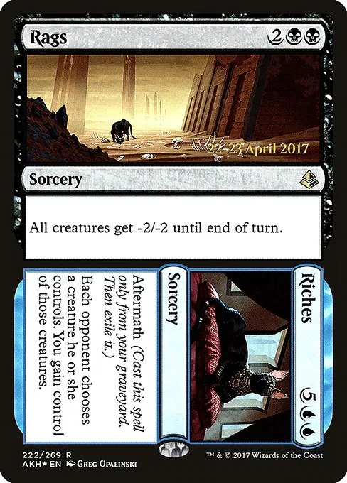 Rags // Riches · Amonkhet Promos 222s/77