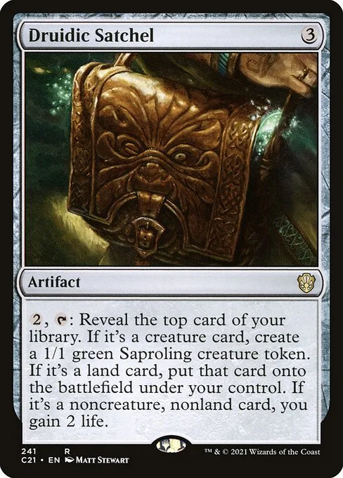 Druidic Satchel · Commander 2021 241/409