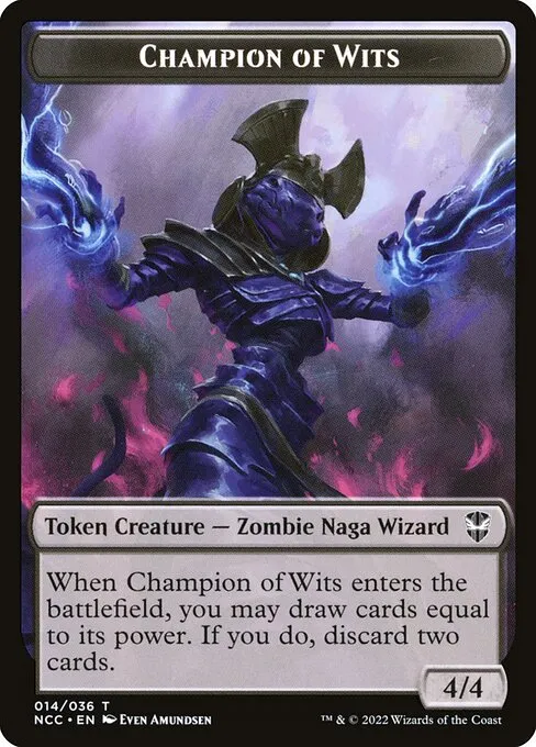 Champion of Wits · New Capenna Commander Tokens 14/36