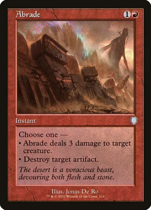 Abrade · The Brothers' War Commander 111/209