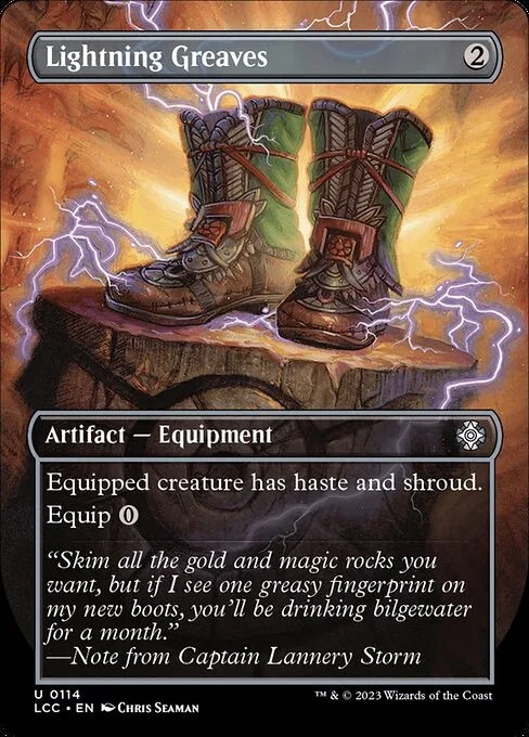 Lightning Greaves · The Lost Caverns of Ixalan Commander 114/370