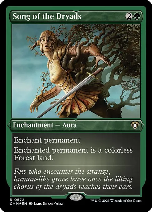 Song of the Dryads · Commander Masters 572/1067