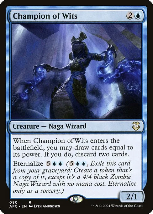Champion of Wits · Forgotten Realms Commander 80/331