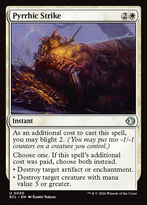Pyrrhic Strike · Lorwyn Eclipsed 30/408