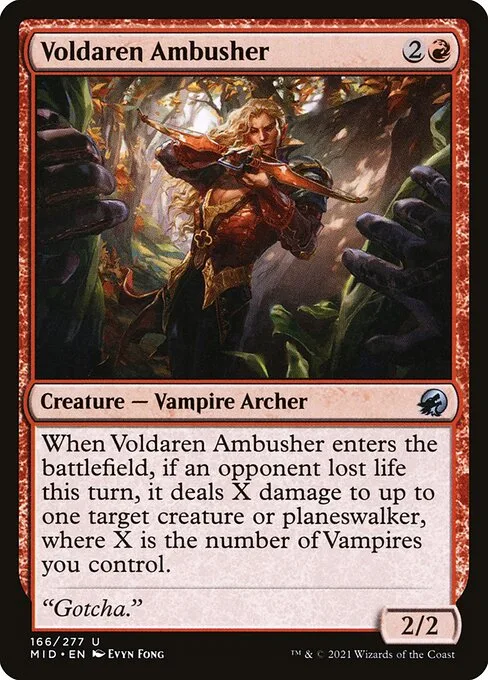 Voldaren Ambusher · Innistrad: Midnight Hunt 166/399