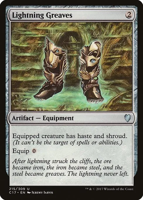Lightning Greaves · Commander 2017 215/309