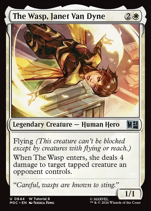 The Wasp, Janet Van Dyne · Marvel Super Heroes Commander 844/9