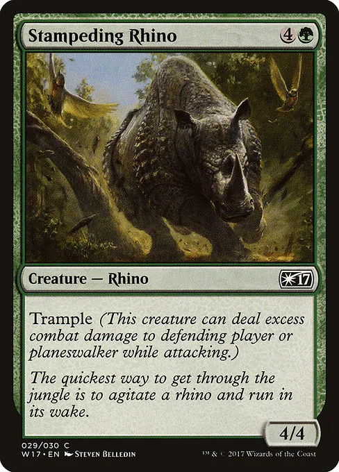 Stampeding Rhino · Welcome Deck 2017 29/30
