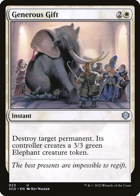 Generous Gift · Starter Commander Decks 23/352