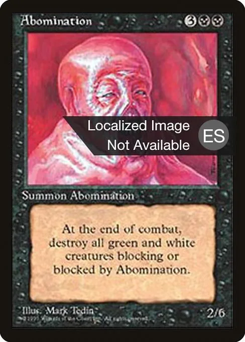 Abomination · Fourth Edition Foreign Black Border 117/378