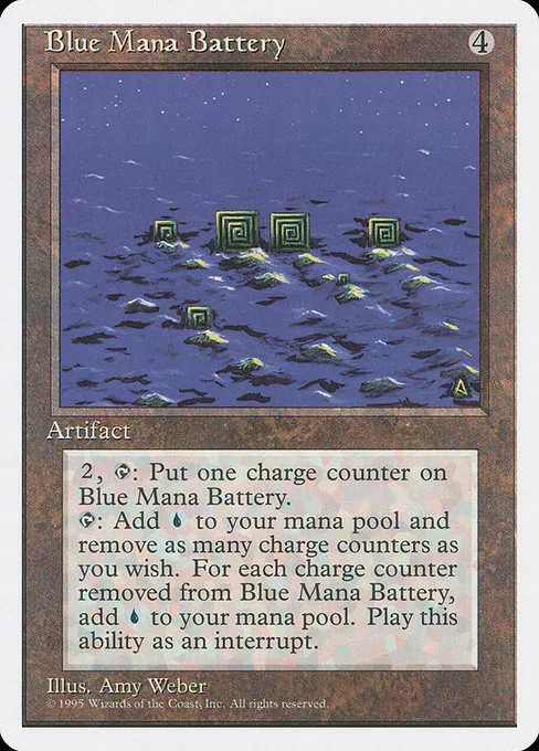 Blue Mana Battery · Fourth Edition 300/380