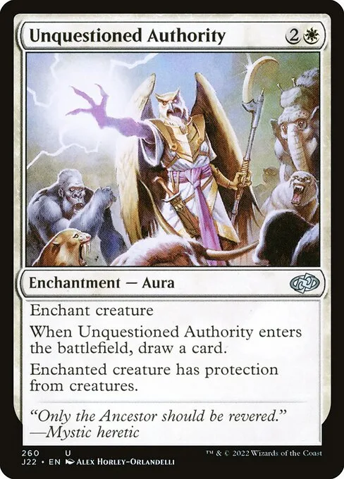 Unquestioned Authority · Jumpstart 2022 260/835
