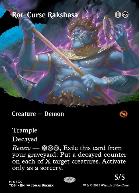 Rot-Curse Rakshasa · Tarkir: Dragonstorm 339/427