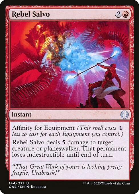 Rebel Salvo · Phyrexia: All Will Be One 144/479