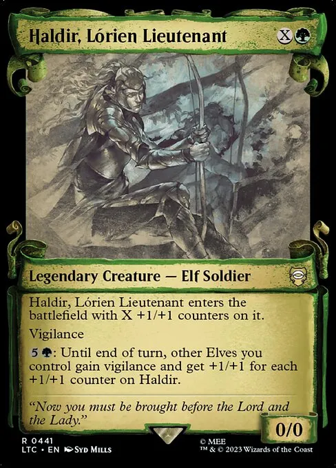 Haldir, Lórien Lieutenant · Tales of Middle-earth Commander 441/591