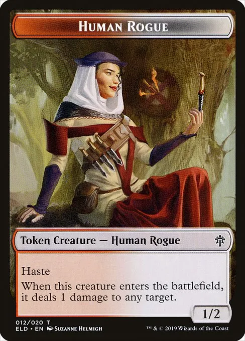 Human Rogue · Throne of Eldraine Tokens 12/20